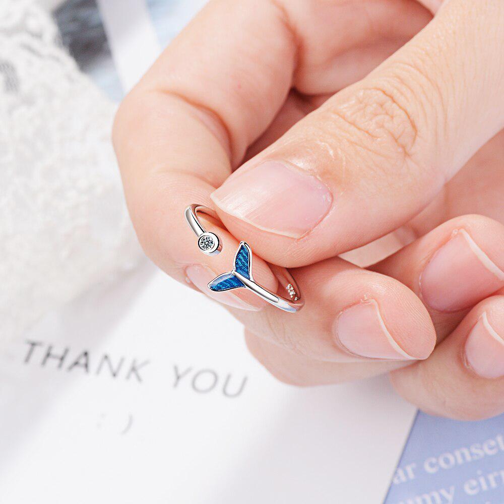 Blue Mermaid Ring