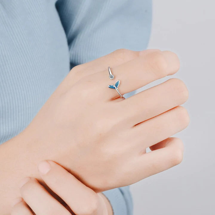Blue Mermaid Ring