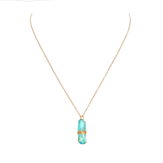 Green Crystal Necklace