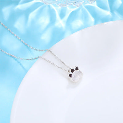 Brushed Teddy's Claw Necklace